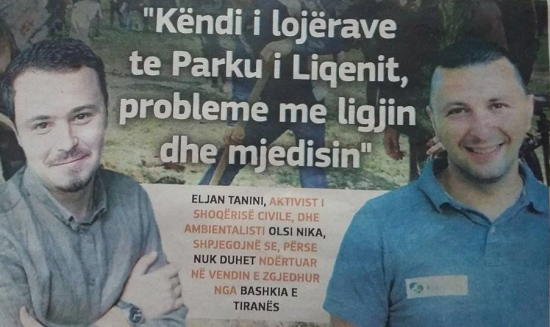 Olsi Nika-Eljan Tanini-Gazeta Shekulli